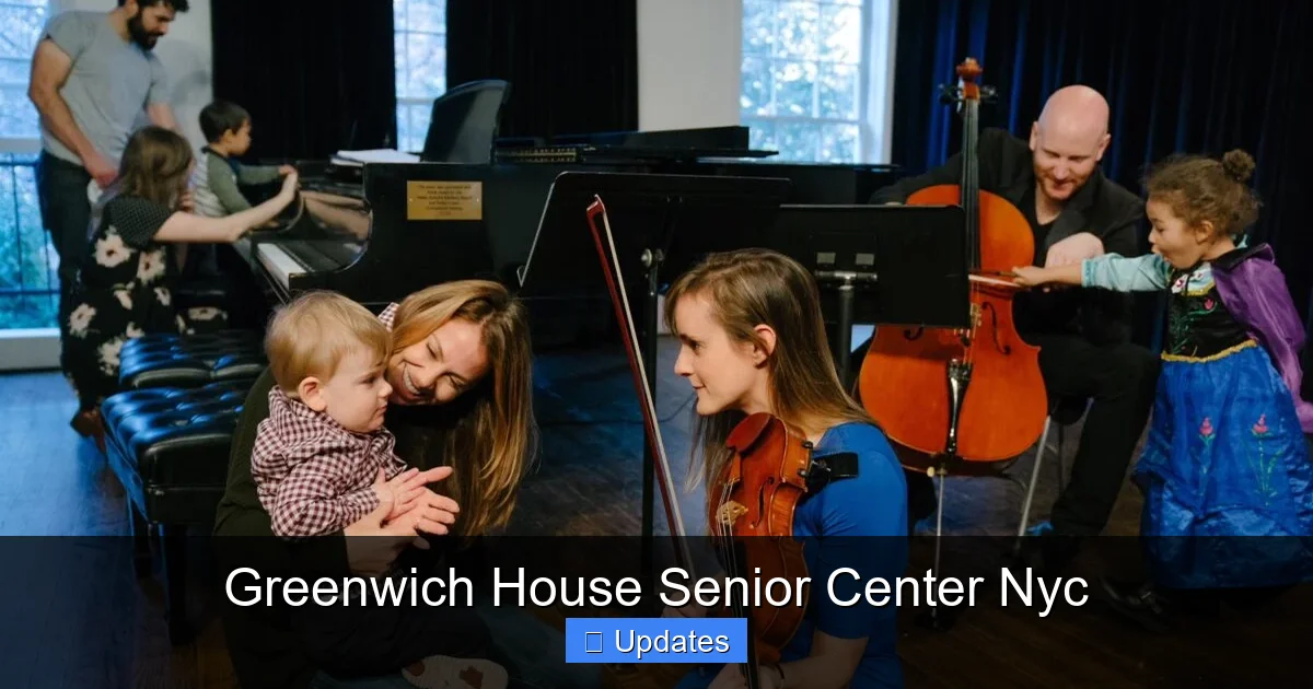 Greenwich House Senior Center Nyc