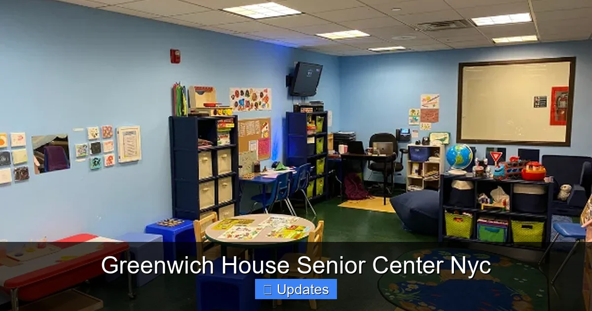 Greenwich House Senior Center Nyc