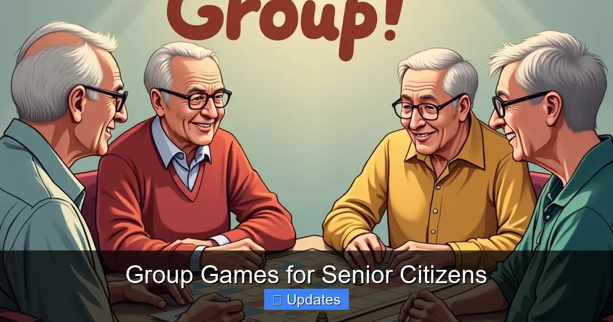 Group Games for Senior Citizens