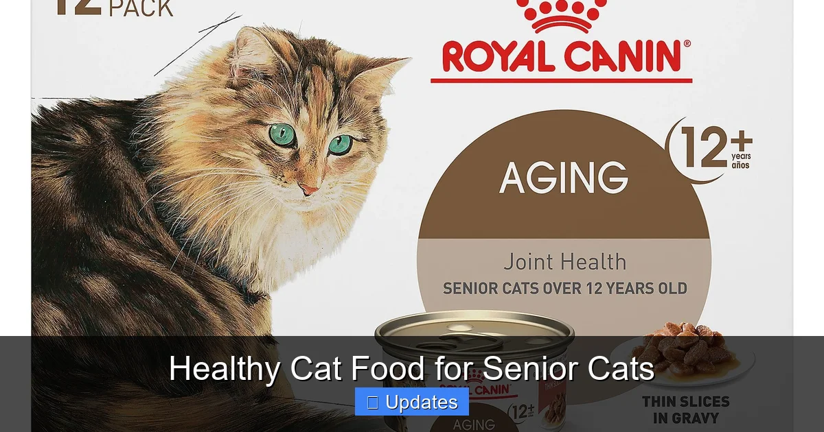 Healthy Cat Food for Senior Cats