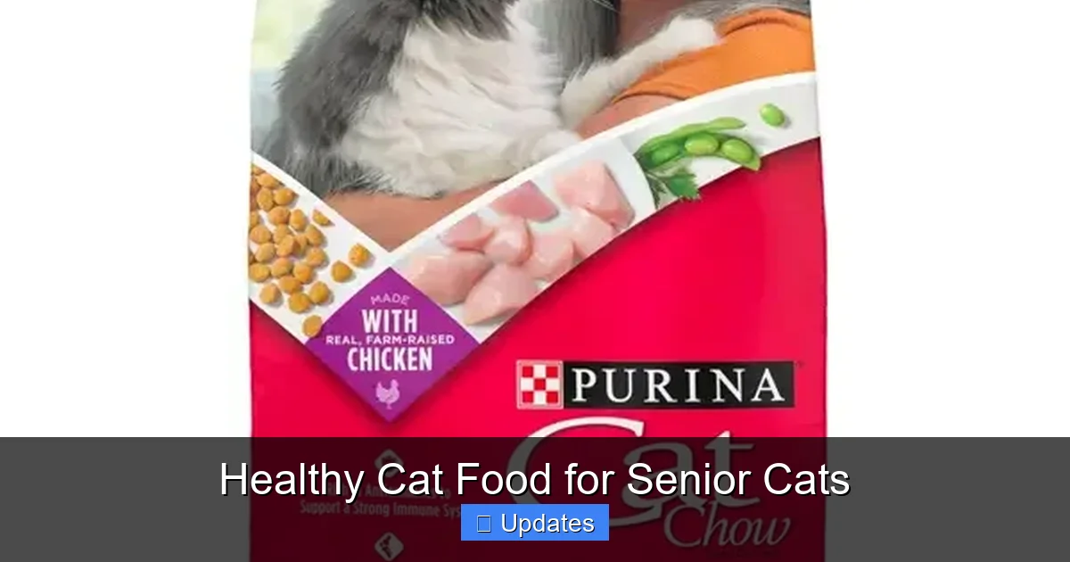 Healthy Cat Food for Senior Cats