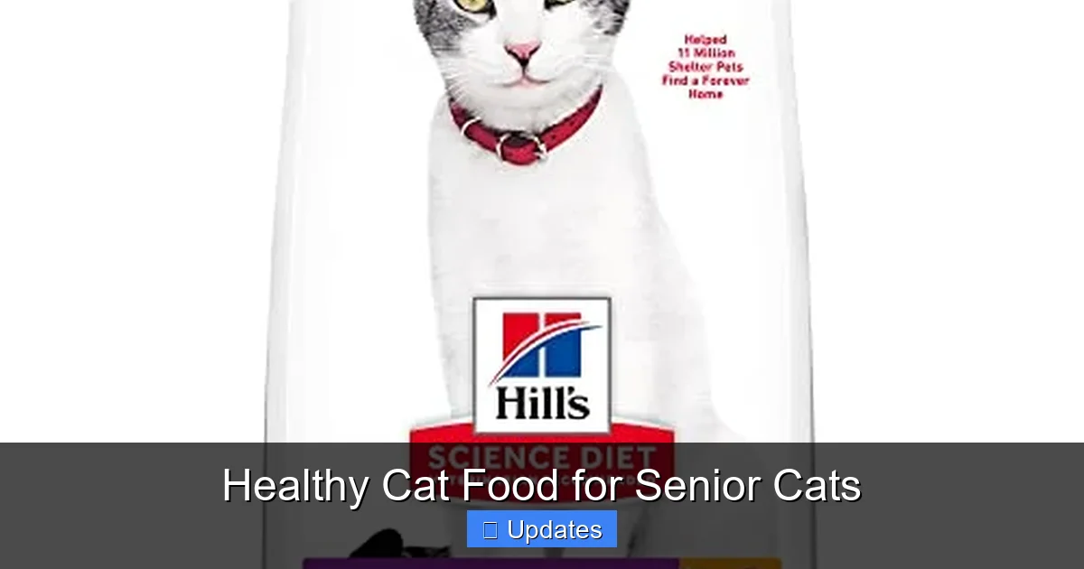 Healthy Cat Food for Senior Cats