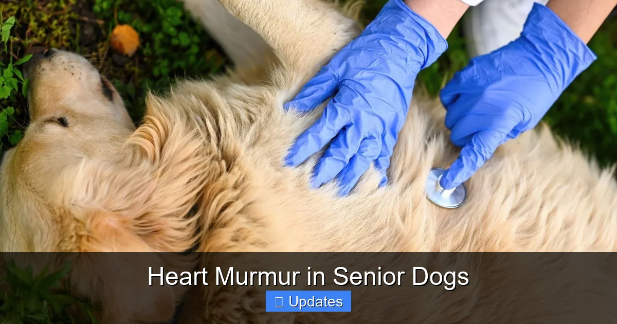 Heart Murmur in Senior Dogs