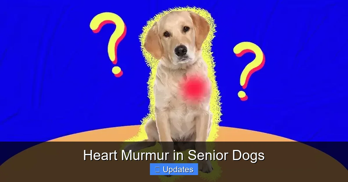 Heart Murmur in Senior Dogs