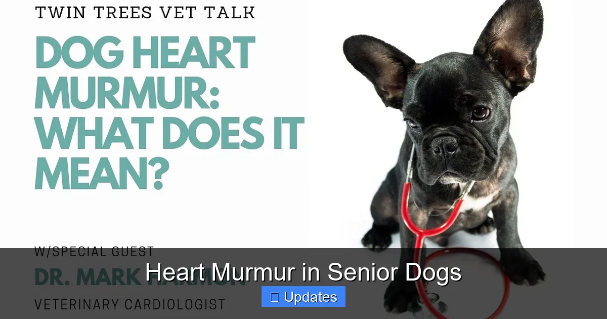 Heart Murmur in Senior Dogs