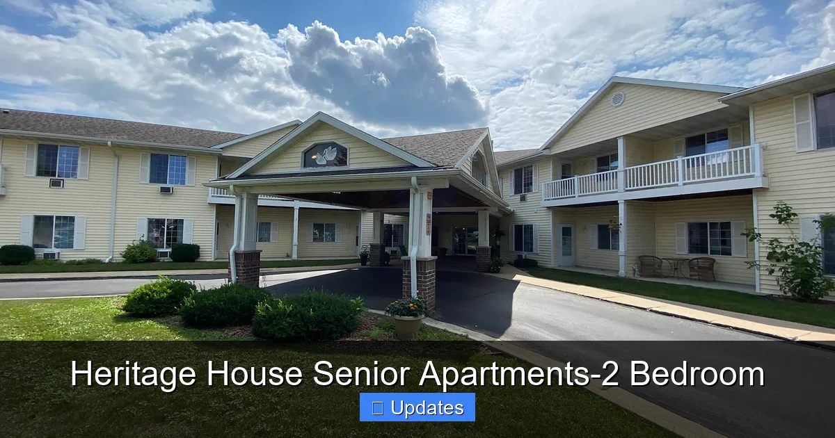 Heritage House Senior Apartments-2 Bedroom