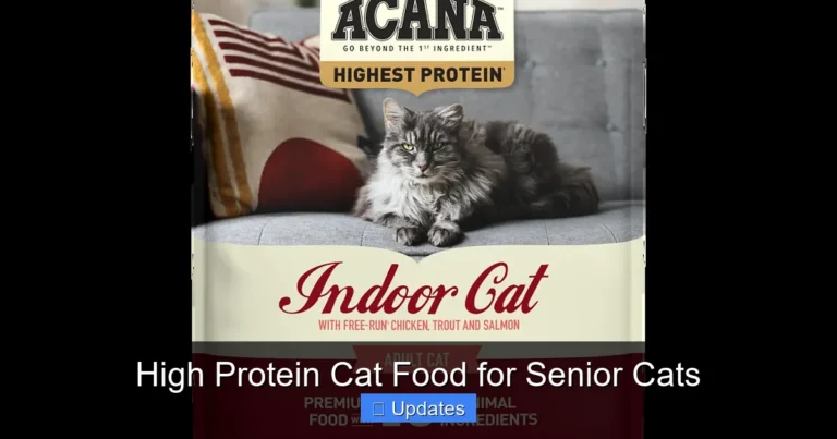 High Protein Cat Food for Senior Cats
