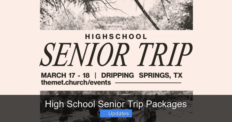 High School Senior Trip Packages