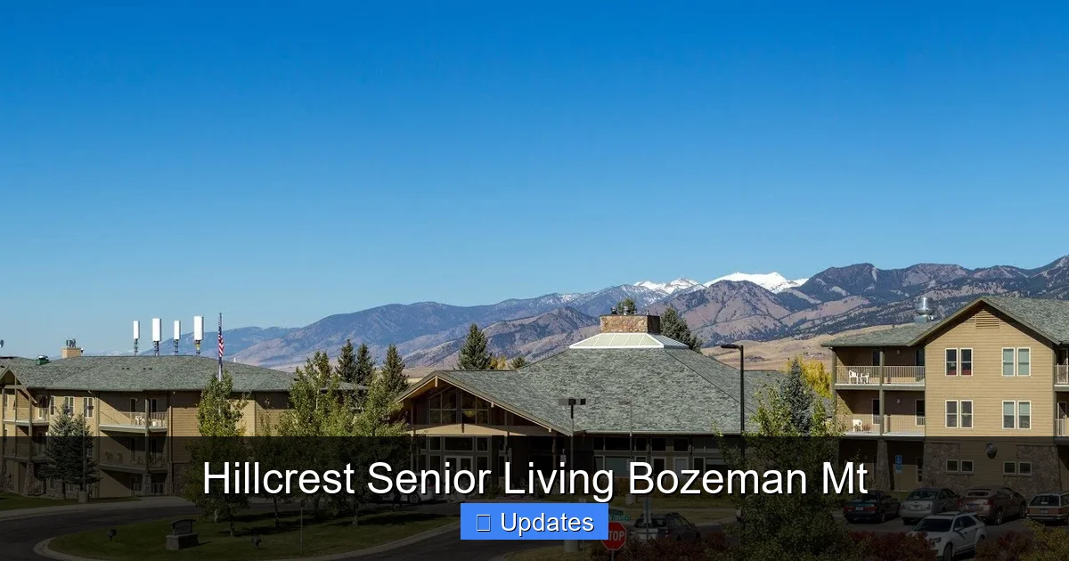Hillcrest Senior Living Bozeman Mt
