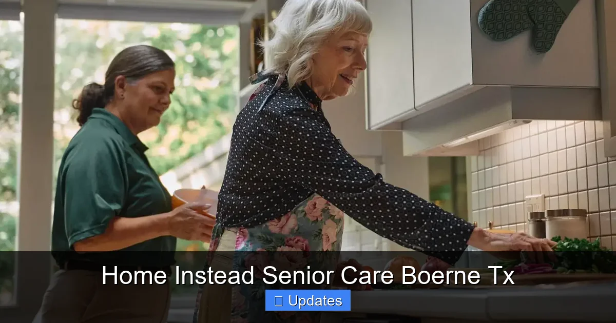 Home Instead Senior Care Boerne Tx