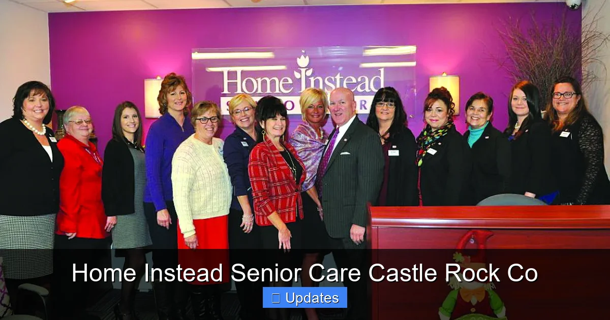 Home Instead Senior Care Castle Rock Co