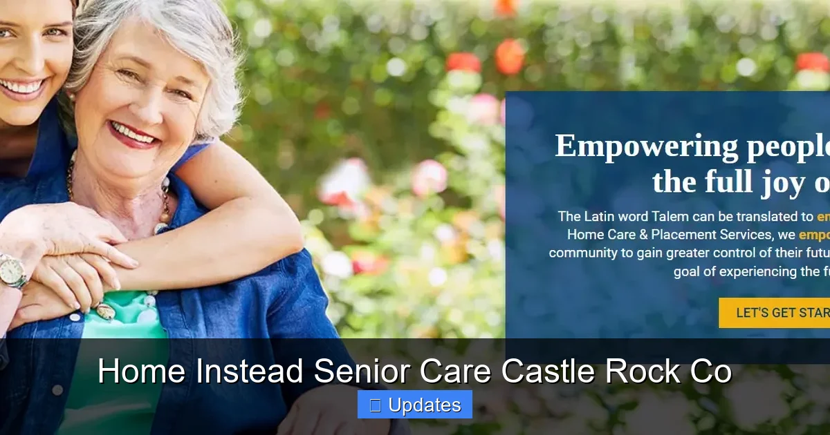 Home Instead Senior Care Castle Rock Co