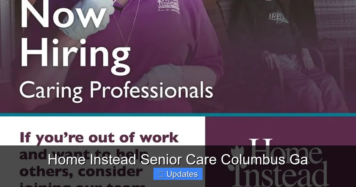 Home Instead Senior Care Columbus Ga