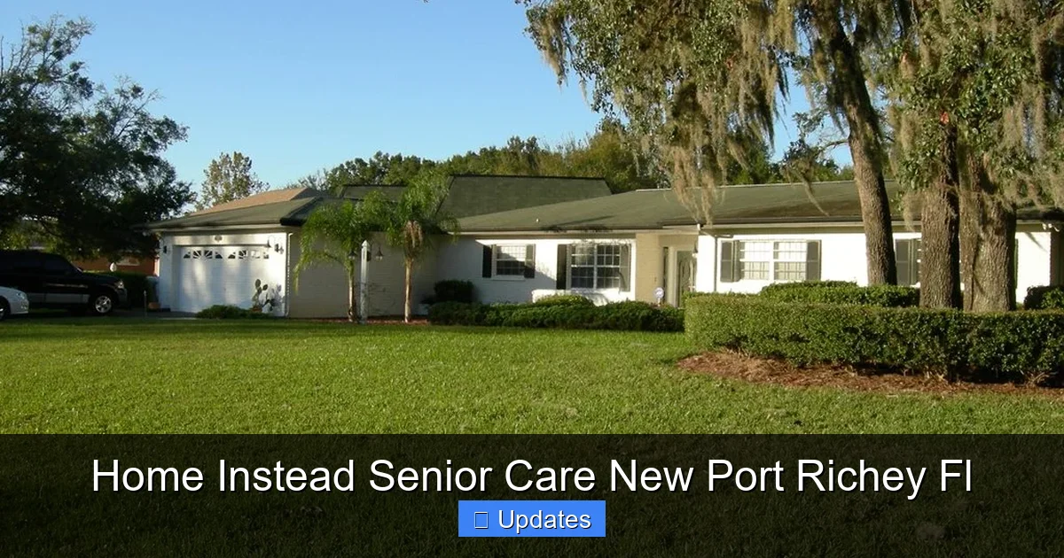 Home Instead Senior Care New Port Richey Fl