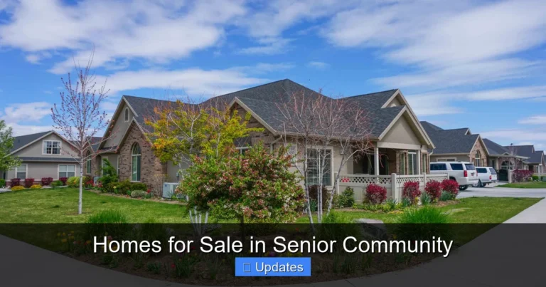 Homes for Sale in Senior Community