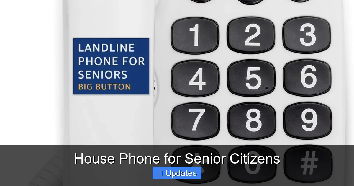 House Phone for Senior Citizens