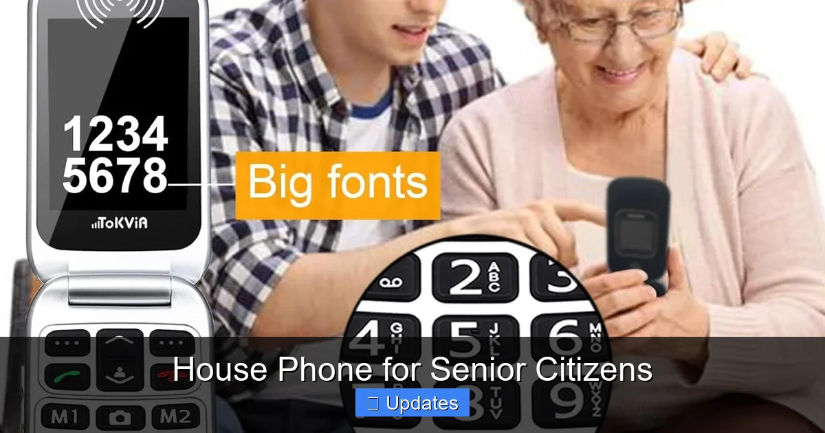 House Phone for Senior Citizens