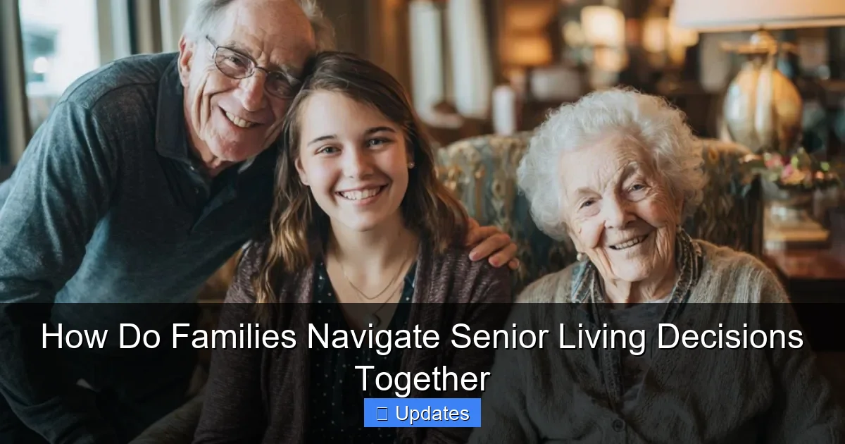 How Do Families Navigate Senior Living Decisions Together