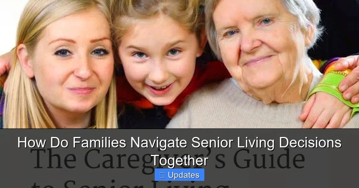 How Do Families Navigate Senior Living Decisions Together