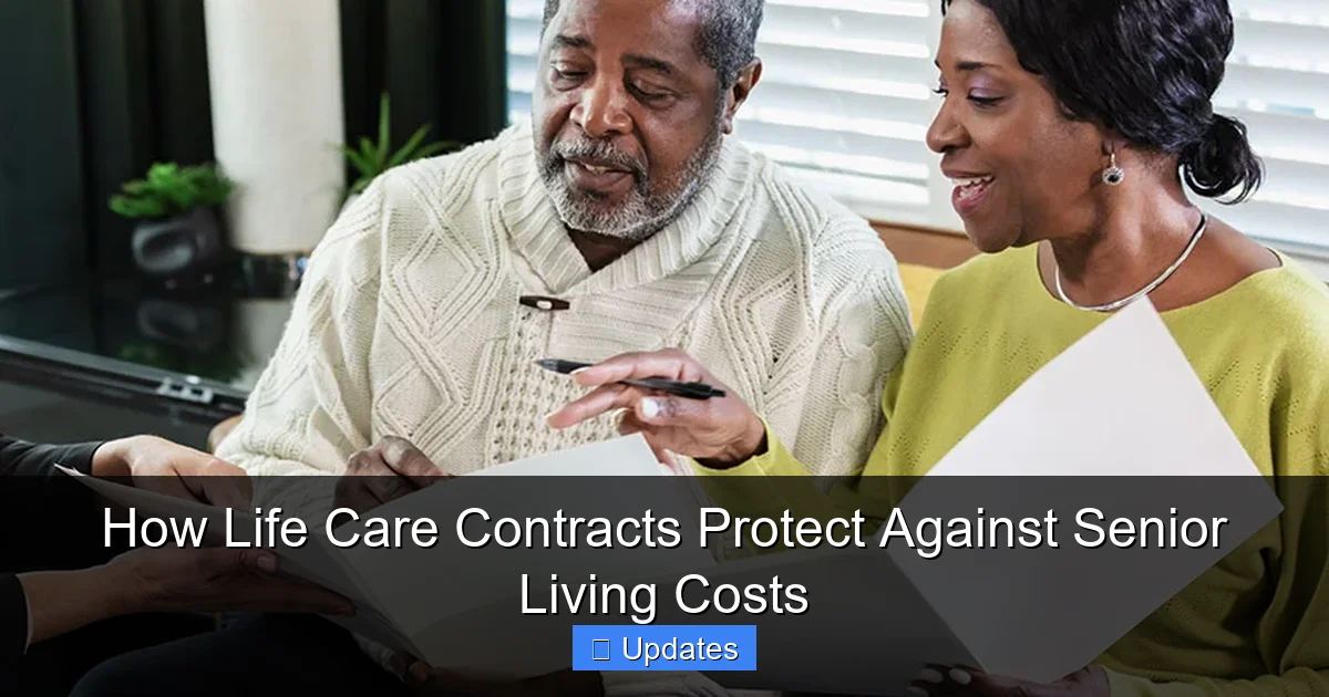 How Life Care Contracts Protect Against Senior Living Costs
