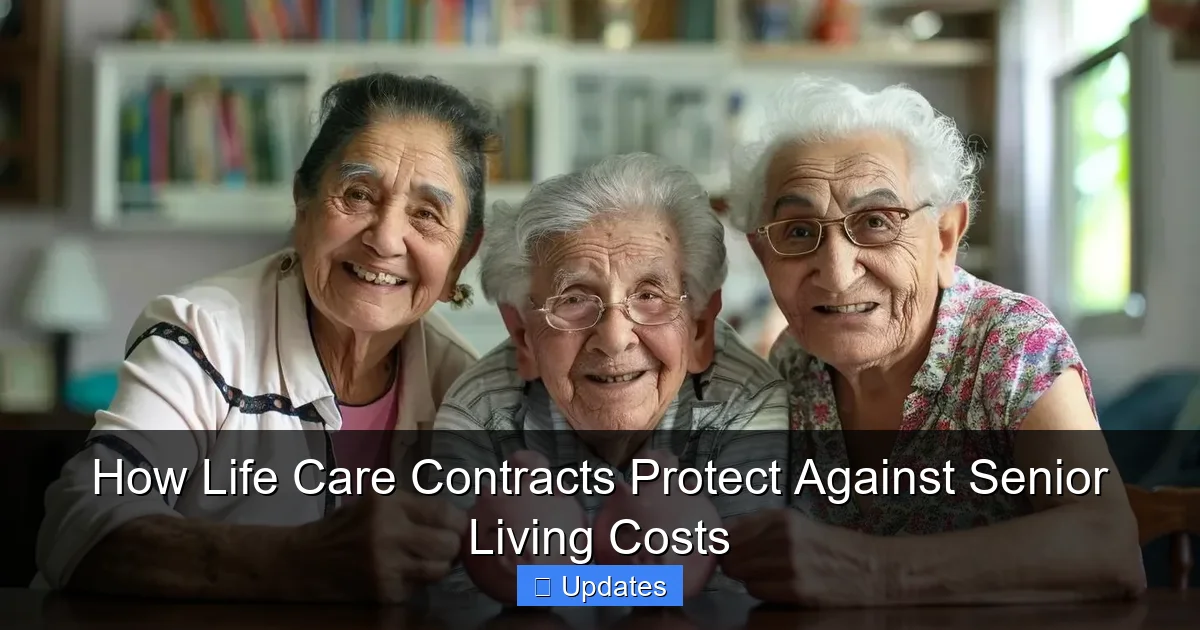 How Life Care Contracts Protect Against Senior Living Costs