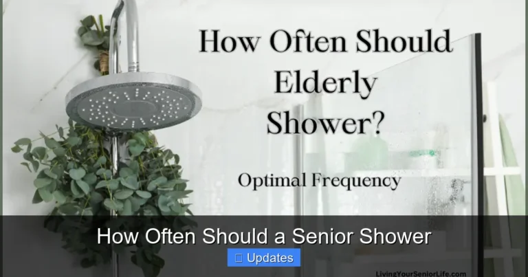 How Often Should a Senior Shower