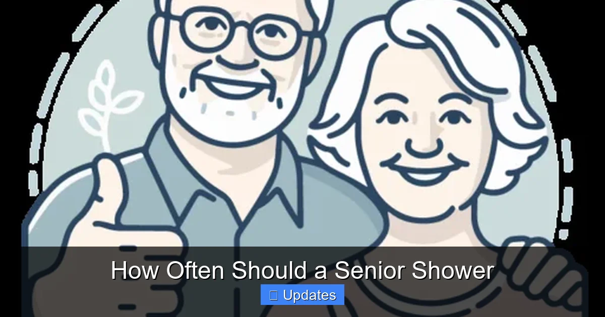 How Often Should a Senior Shower