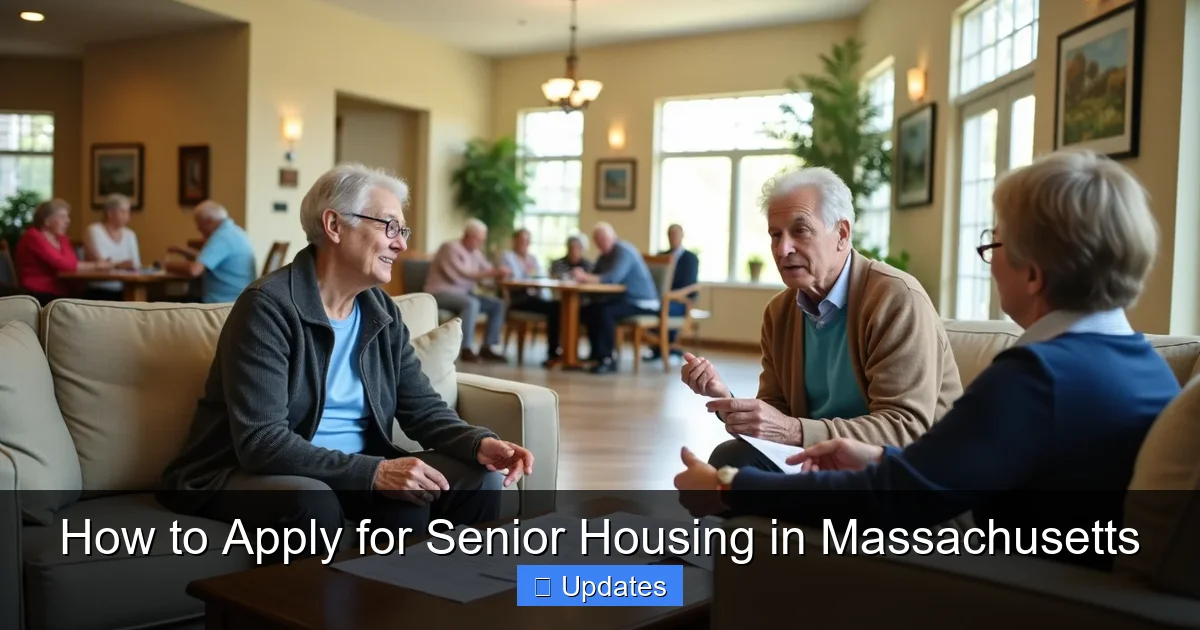 How to Apply for Senior Housing in Massachusetts