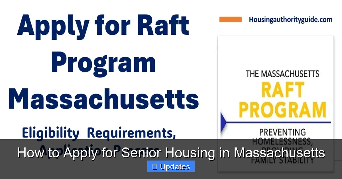 How to Apply for Senior Housing in Massachusetts