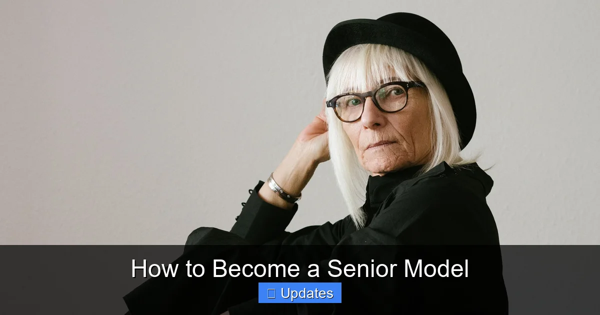 How to Become a Senior Model - SeniorsProTalk