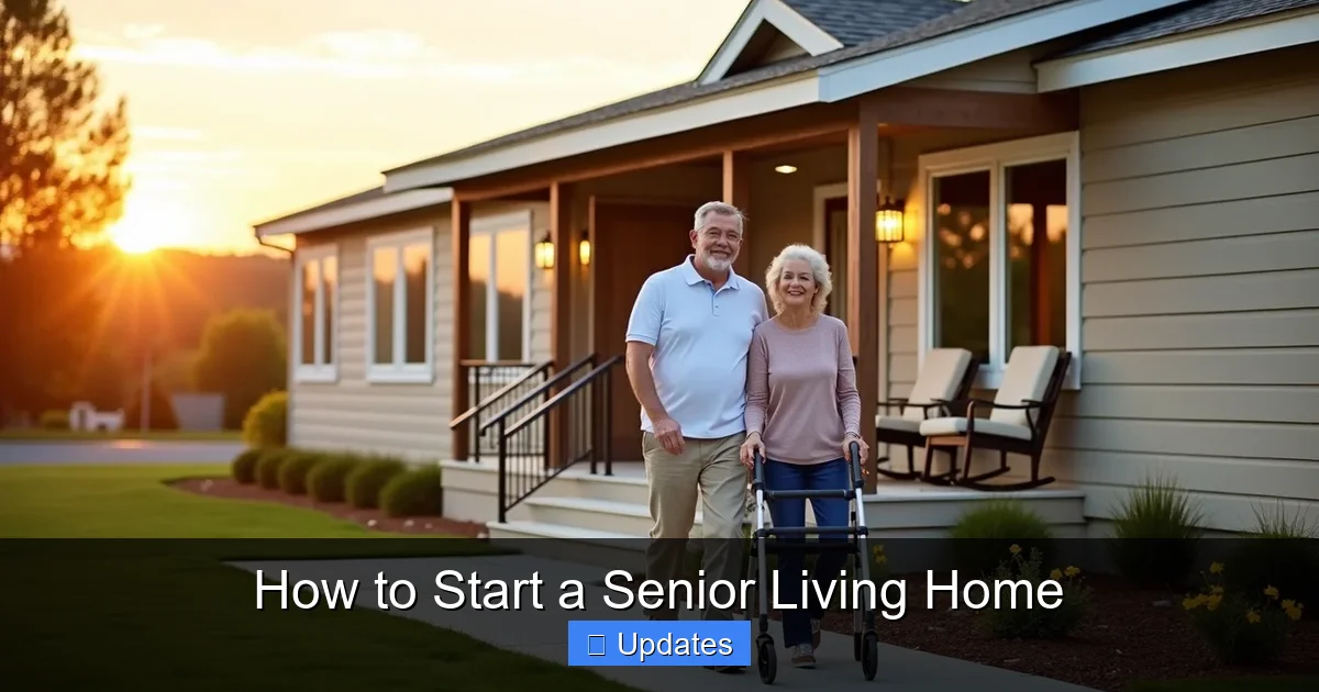 How to Start a Senior Living Home