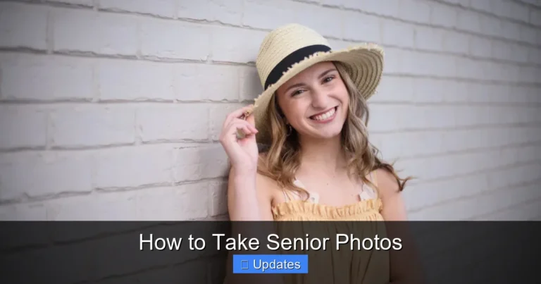 How to Take Senior Photos