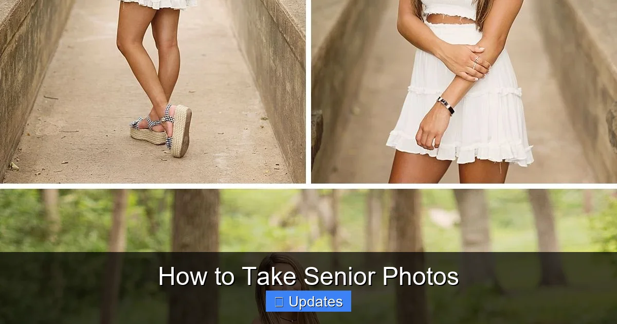 How to Take Senior Photos