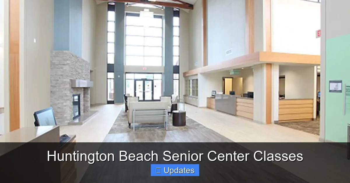 Huntington Beach Senior Center Classes
