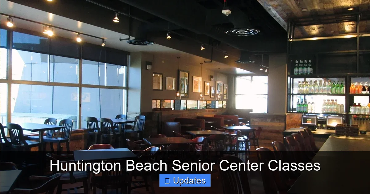 Huntington Beach Senior Center Classes