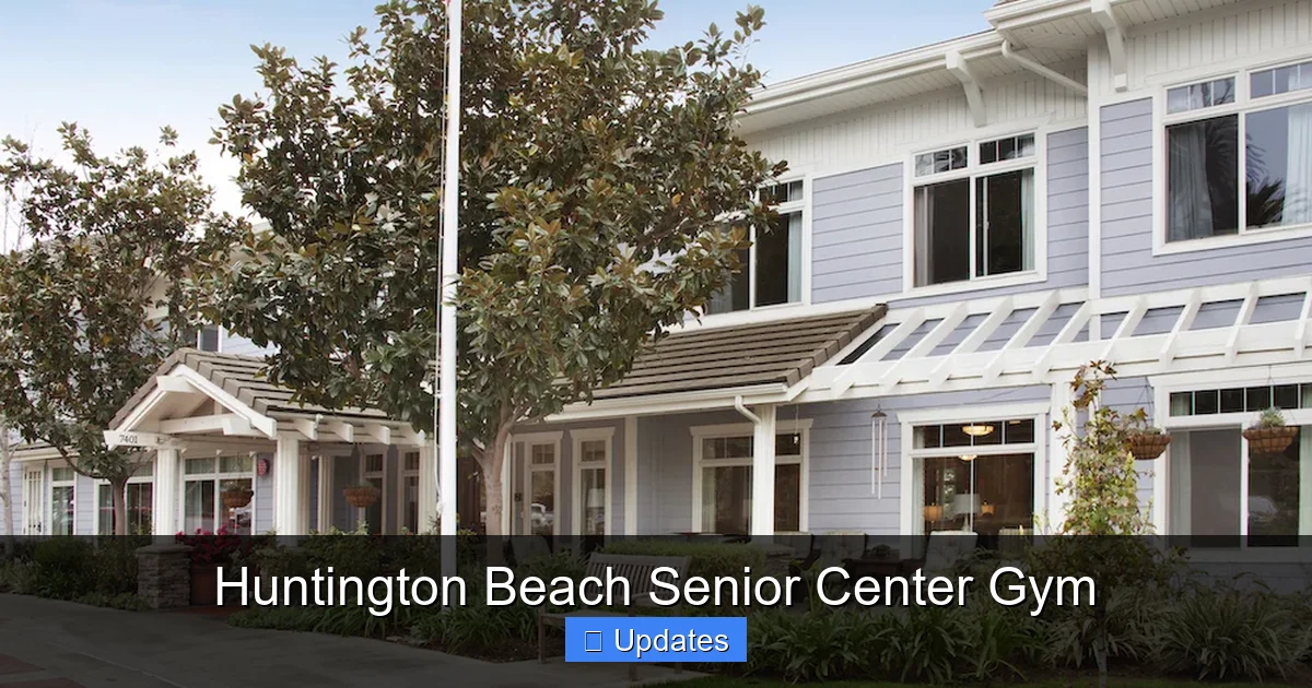 Huntington Beach Senior Center Gym