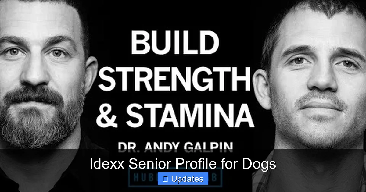 Idexx Senior Profile for Dogs