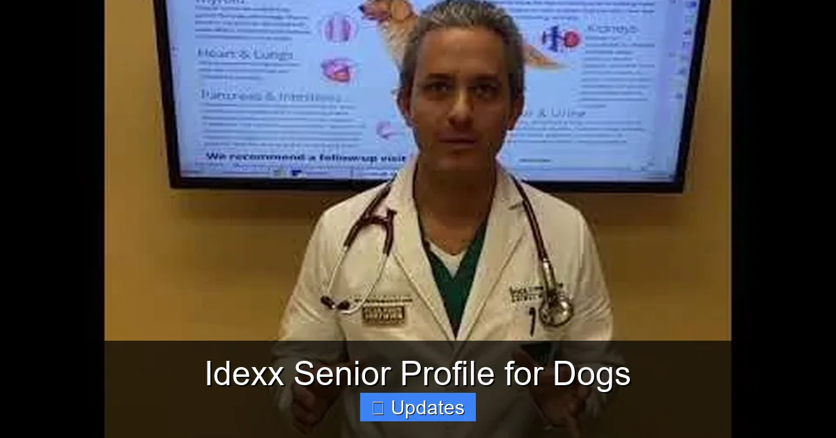 Idexx Senior Profile for Dogs