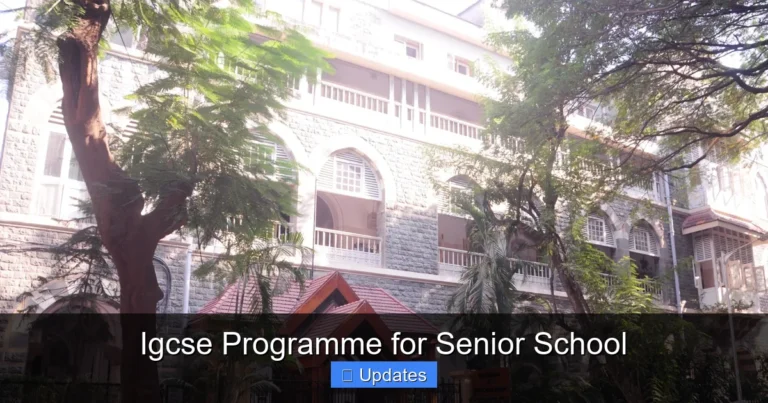 Igcse Programme for Senior School