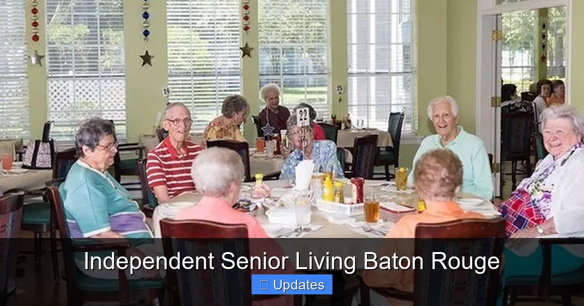 Independent Senior Living Baton Rouge