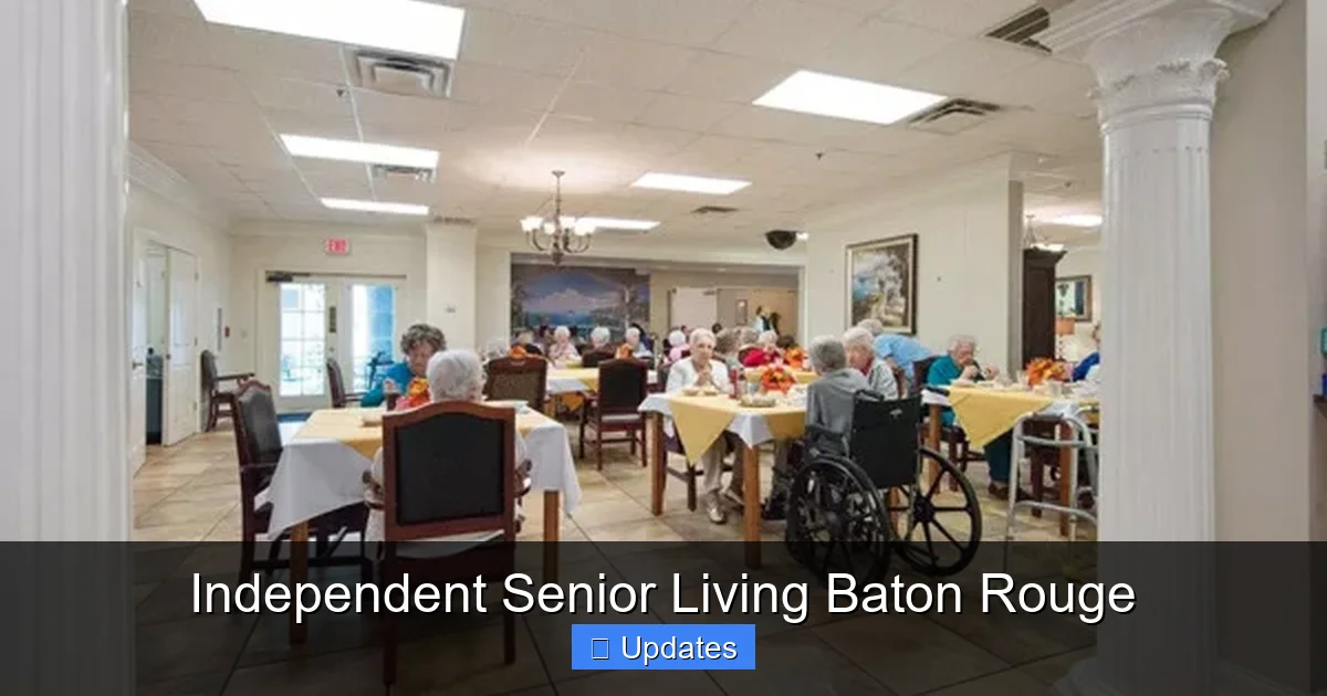 Independent Senior Living Baton Rouge