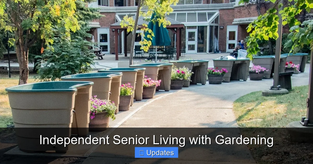 Independent Senior Living with Gardening