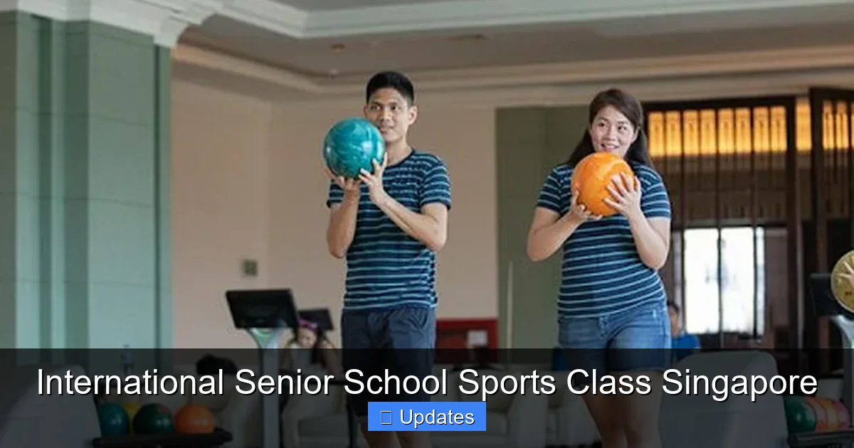 International Senior School Sports Class Singapore