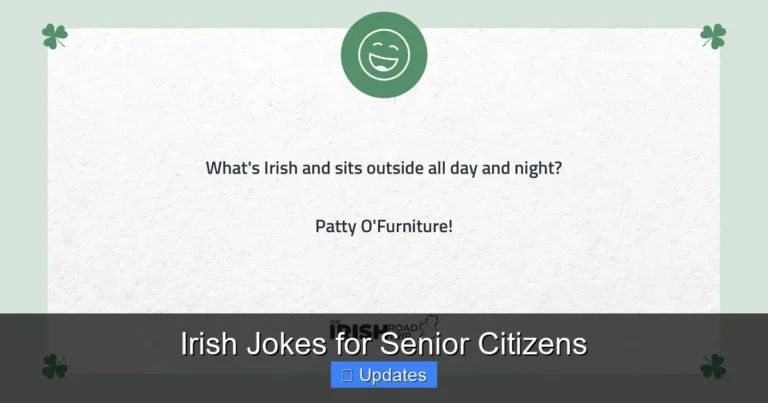Irish Jokes for Senior Citizens