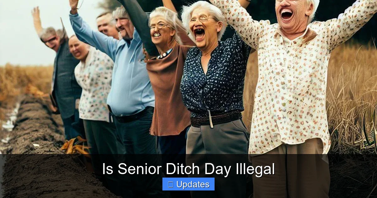 Is Senior Ditch Day Illegal