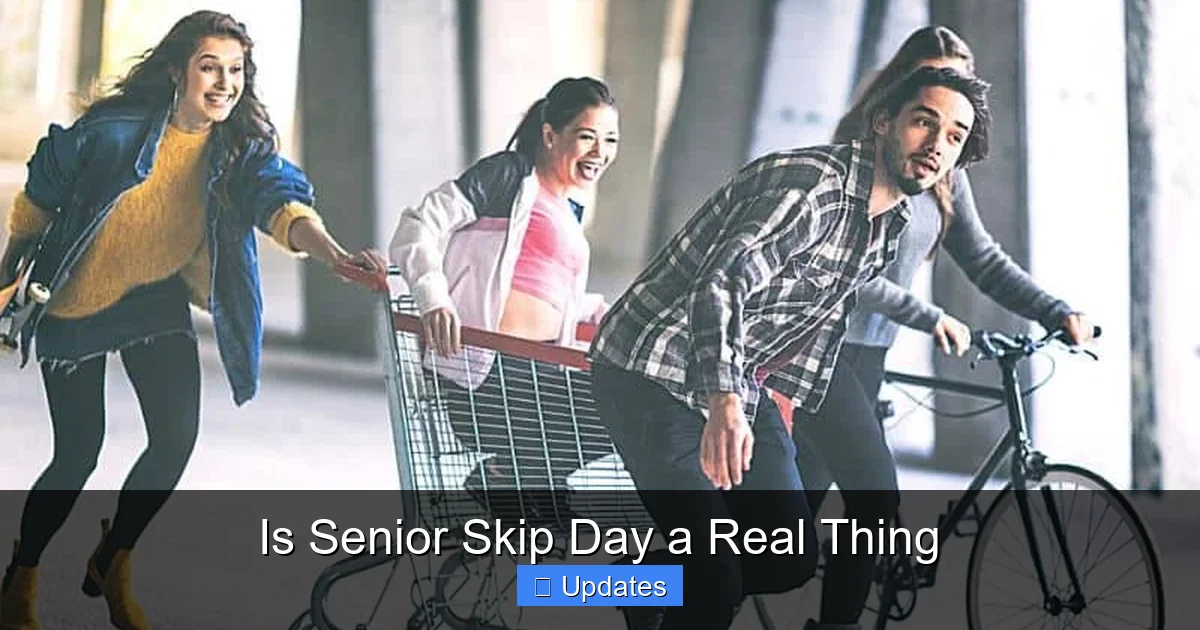 Is Senior Skip Day a Real Thing