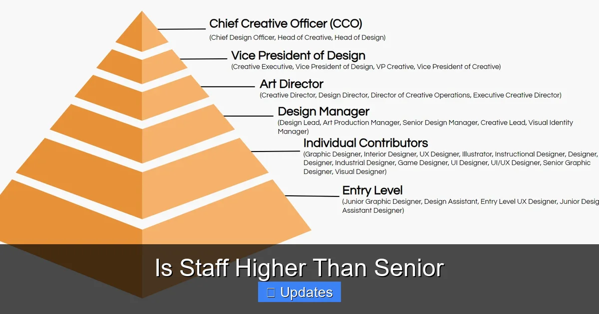 Is Staff Higher Than Senior