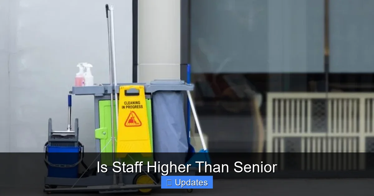 Is Staff Higher Than Senior