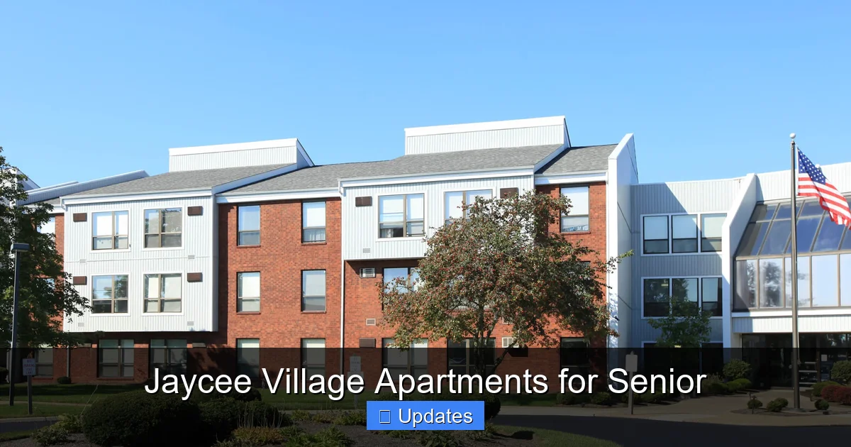 Jaycee Village Apartments for Senior