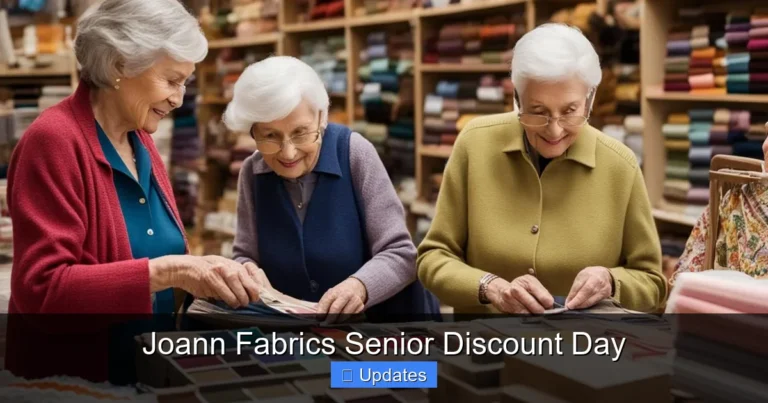 Joann Fabrics Senior Discount Day
